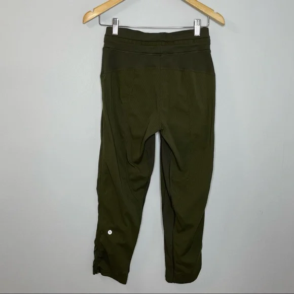 Lululemon Dance Studio Crop 25” Dark Olive Jogger Pants - Picture 5 of 11